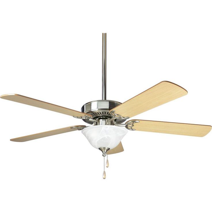 AirPro 2-Light Brushed Nickel Ceiling Fan Light