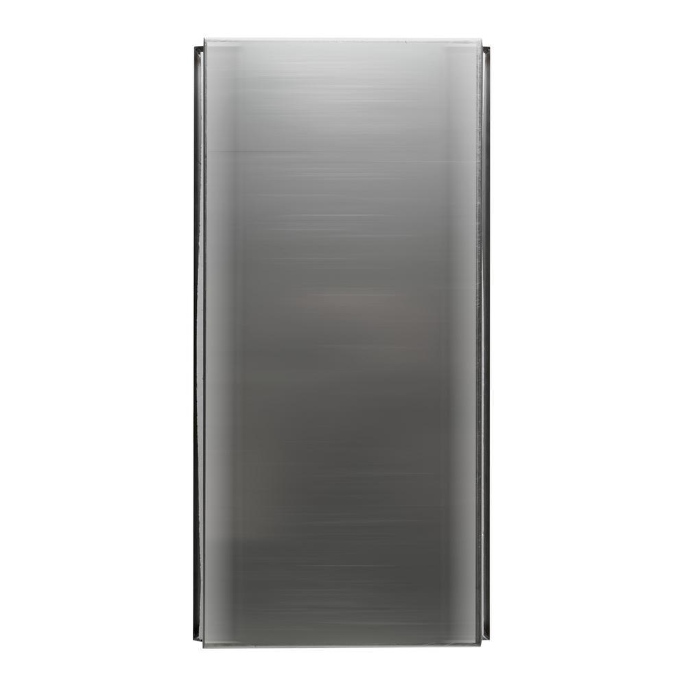 24 in. x 12 in. x 4 in. Niche in Brushed Stainless Steel - Super Arbor
