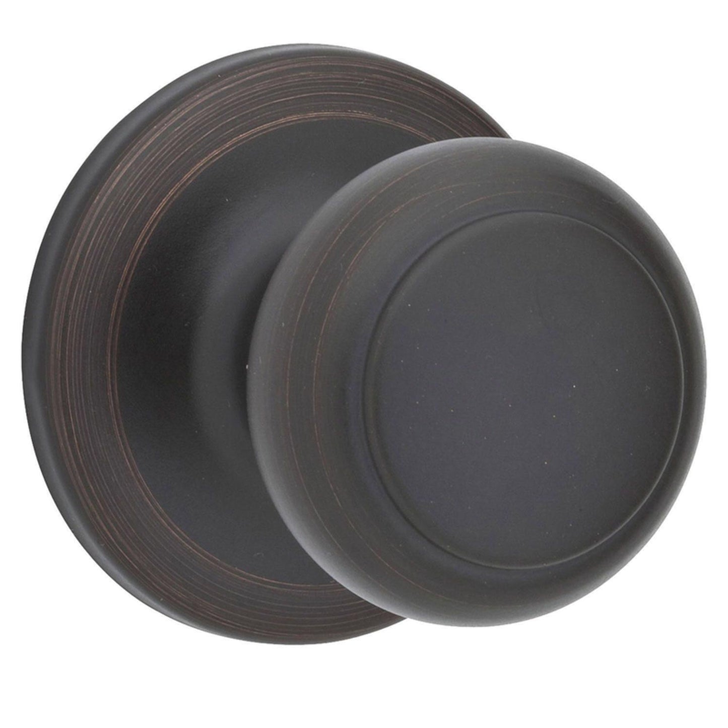 Kwikset Cove Venetian Bronze Passage Door Knob, Right or Left Handed