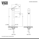 Dianthus White Matte Stone Vessel Bathroom Sink and Seville Bathroom Vessel Faucet in Brushed Nickel - Super Arbor
