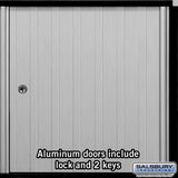 Aluminum Mailbox with 2 Doors - Rack Ladder System