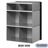 6-Door Aluminum Mailbox System for Private Access