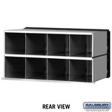 Aluminum Mailbox with 8 Doors and Combination Locks