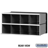 Aluminum Mailbox with 8 Doors - Rack Ladder System