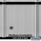 Aluminum Mailbox with 8 Doors - Rack Ladder System