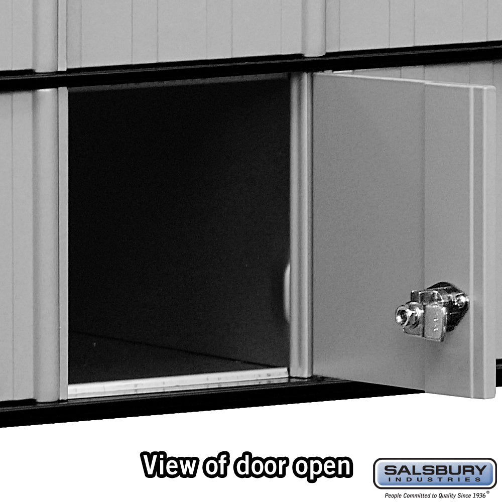 Aluminum Mailbox with 8 Doors - Rack Ladder System