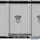 Aluminum Mailbox with 12 Doors and Combination Locks