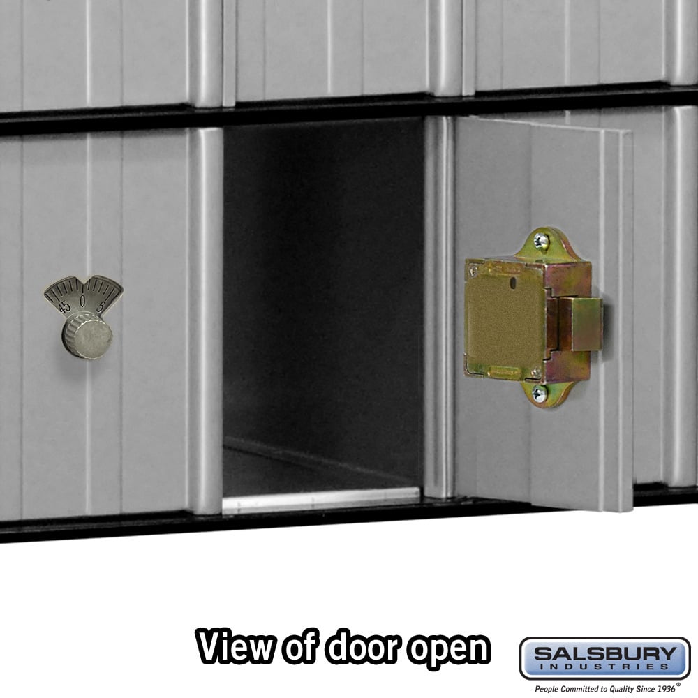 Aluminum Mailbox with 12 Doors and Combination Locks
