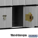 Aluminum Mailbox with 12 Doors and Combination Locks