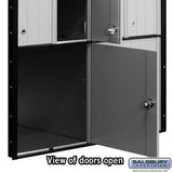Aluminum Mailbox with 14 Doors - Rear Loading System