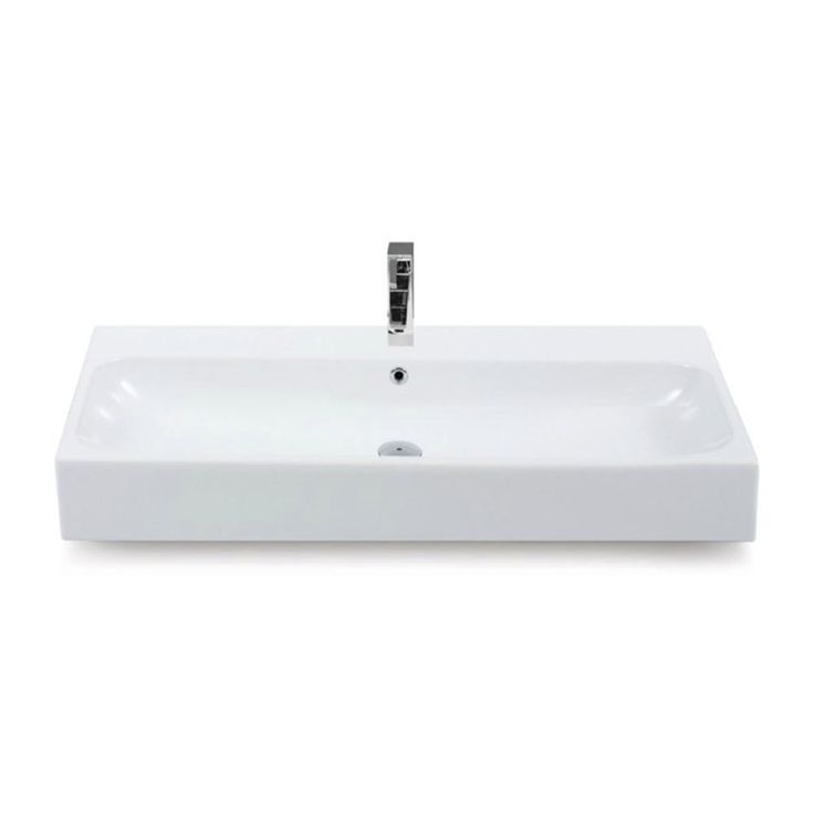 Nameeks Pinto Wall Mounted Bathroom Sink in White