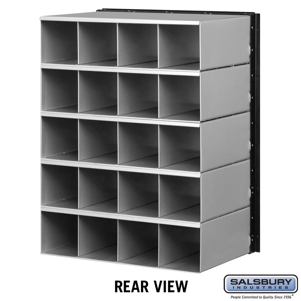 Aluminum Mailbox with 20 Doors and Combination Locks