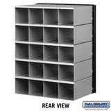 Aluminum Mailbox with 20 Doors and Combination Locks