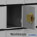 Aluminum Mailbox with 20 Doors and Combination Locks