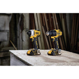ATOMIC 20-Volt MAX Lithium-Ion Brushless Cordless Compact Drill/Impact Combo Kit (2-Tool) 2 Batteries 1.3Ah and Charger - Super Arbor