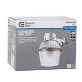 High-Performance 65-Watt Fluorescent Area Light and Flood Light, 2800 Lumens, Dusk to Dawn Outdoor Light