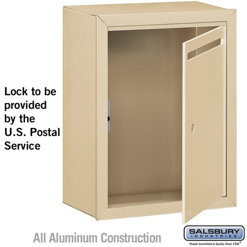 Surface Mounted Sandstone Letter Box with USPS Access