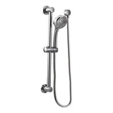 4-Spray 4 in. Eco-Performance Handheld Handshower with Slidebar in Brushed Nickel