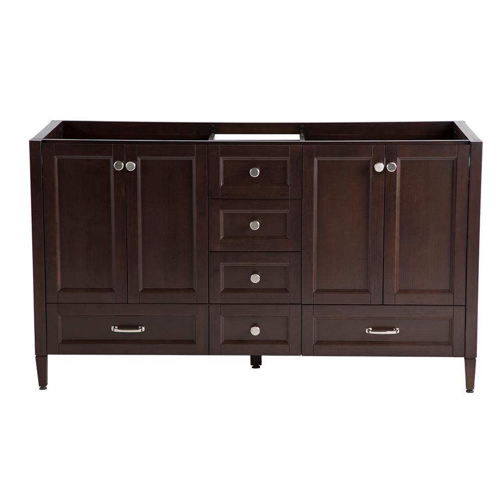 Claxby 48 in. W x 34 in H x 22 in. D Bath Vanity Cabinet Only in Cream - Super Arbor