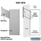 Aluminum Mail Drop Receptacle with Secure Lock