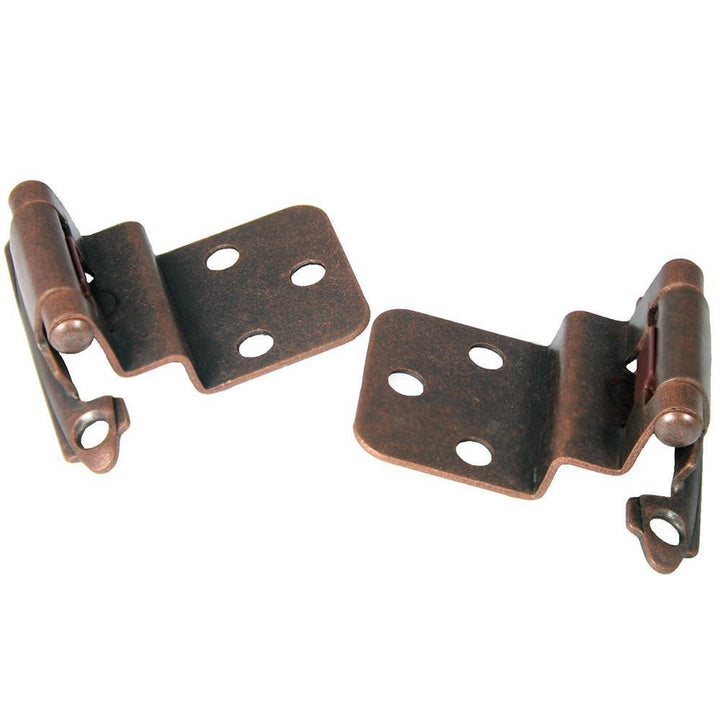 3/8 in. Venetian Bronze Self-Closing Inset Hinge (1-Pair) - Super Arbor