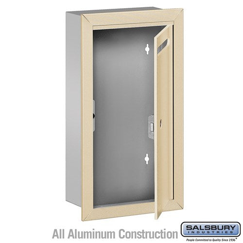 Slim Recessed Mounted Letter Box with Commercial Lock - Sandstone