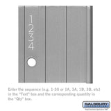 Custom Door Engraving for Aluminum Mailbox Door