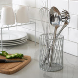 Speckled Cutlery Basket in White