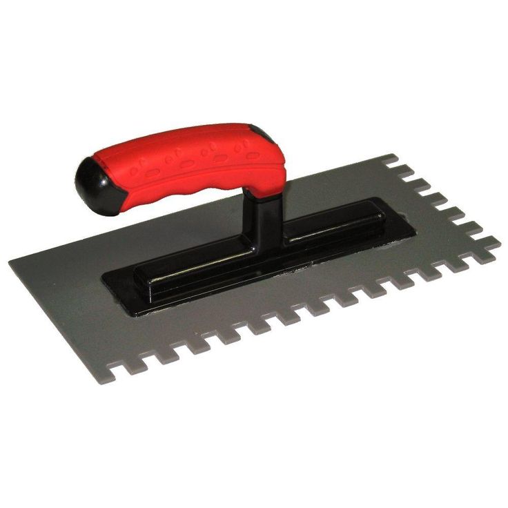 ThermoTrowel 1/2 in. x 3/8 in. Plastic Trowel for Thin-Setting Tile Directly over Floor Heating Mats