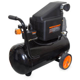 WEN 6 Gal. Oil-Lubricated Portable Horizontal Air Compressor, 125 PSI, Model 2287