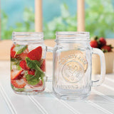 County Fair 12-Piece Clear Glass Drinking Jar Set