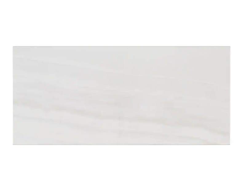 Glossy Rapids White 10 in. x 20 in. Subway Gloss Ceramic Wall Tile (14.80 sq. ft./Case)