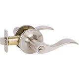 Callan Bennett Edged Oil Rubbed Bronze Keyed Entry Door Lever - Super Arbor