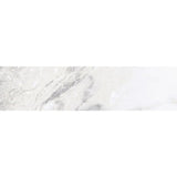 Style Selections Sovereign Stone Pearl Porcelain Marble Bullnose Tile (3-in x 12-in)