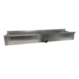 19 in. x 4 in. Drain Pan with Soldered Coupling 22-Gauge - Super Arbor