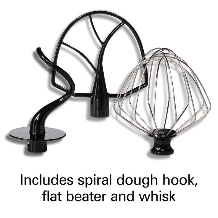 4.5 Qt. 12-Speed Black and Silver Stand Mixer