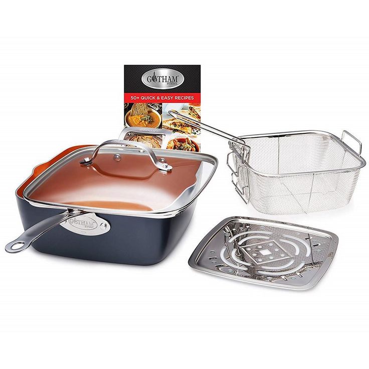 20-Piece Aluminum Ti-Ceramic Nonstick Cookware and Bakeware Set in Graphite