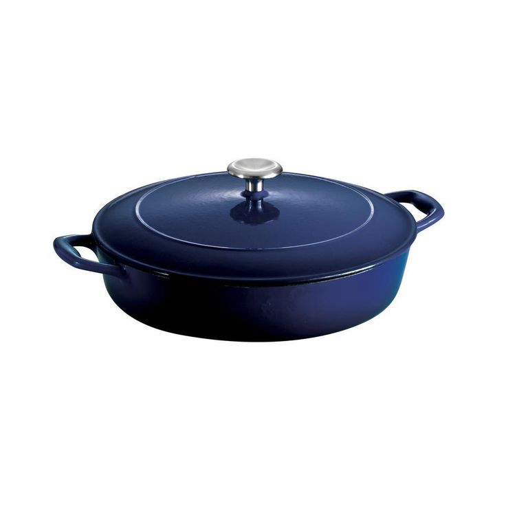 Gourmet 4 Qt. Cast Iron Braising Pan