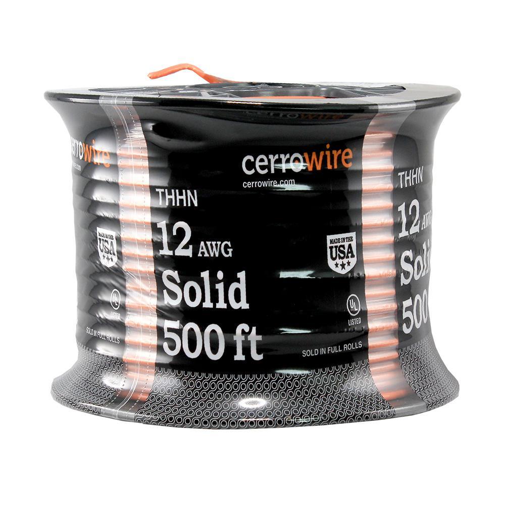 500 ft. 12/1 Red Solid THHN Wire - Super Arbor