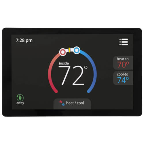 Lennox 22V24 thermostat - front view (Product Type: Thermostat)