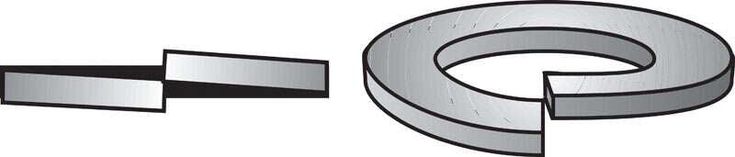 Hillman 1 in. D Zinc-Plated Steel Split Lock Washer 10 pk