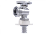SharkBite Brass 1/2-in PEX Barb x 1/4-in OD Compression Quarter Turn Angle Valve