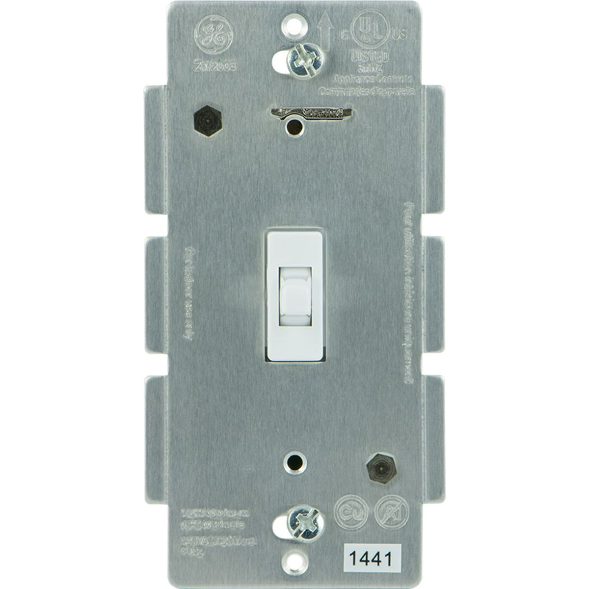 GE Z-Wave/ZigBee/Bluetooth Add-On 3-Way Toggle Light Switch, White, 12728