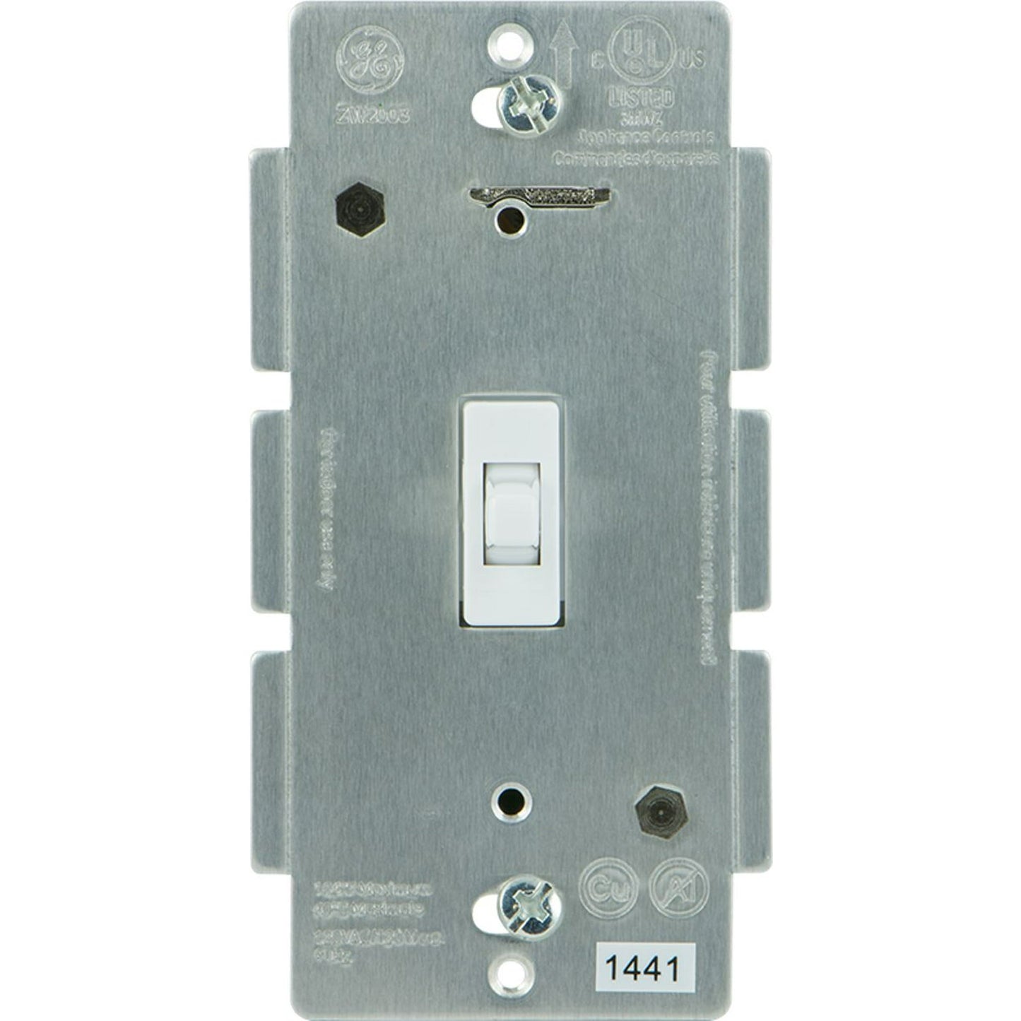 GE Z-Wave/ZigBee/Bluetooth Add-On 3-Way Toggle Light Switch, White, 12728