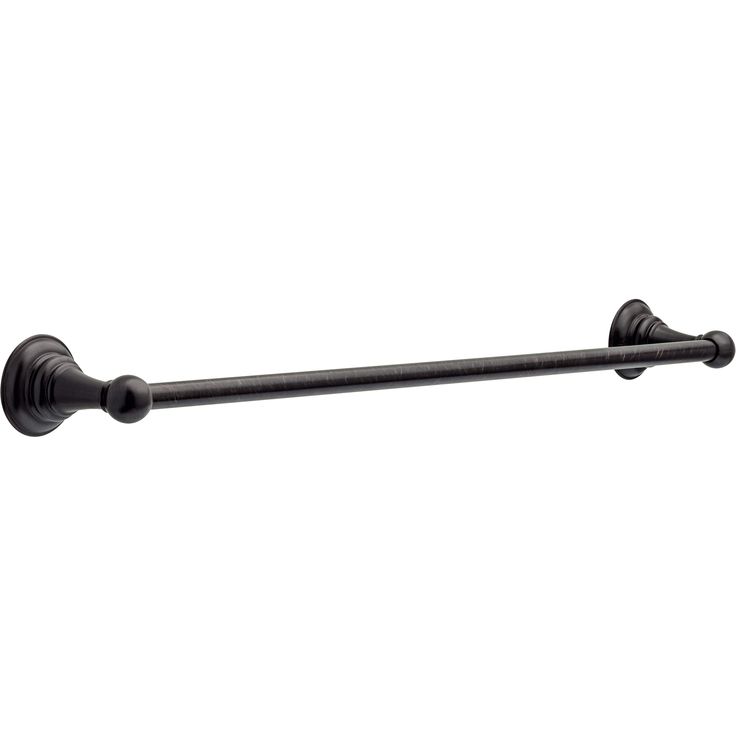 Delta Providence 24-in Venetian Bronze Wall Mount Single Towel Bar
