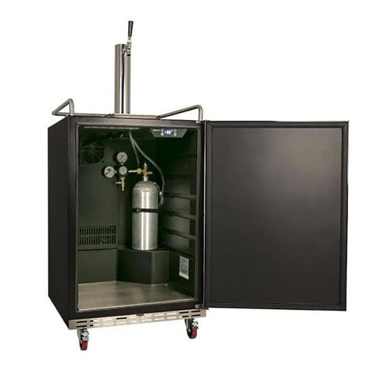 EdgeStar Half-Barrel Keg Black Digital Kegerator