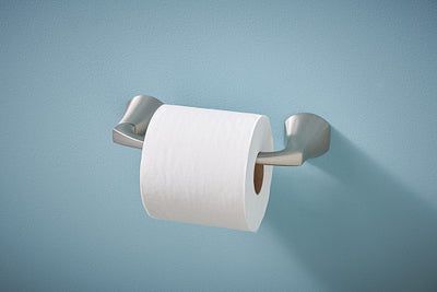 Moen Lindor Brushed Nickel Pivot Toilet Paper Holder