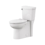 American Standard Clean White WaterSense Elongated Chair Height 2-Piece Toilet, 12-in Rough-In, 1.28 GPF, Includes Seat