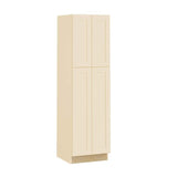 Home Decorators Collection Newport 24 in. W x 24 in. D x 90 in. H Assembled Plywood Pantry Kitchen Cabinet in Blended Cream with Soft Close