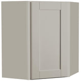 Shaker Assembled 24x30x12 in. Diagonal Corner Wall Kitchen Cabinet in Satin White